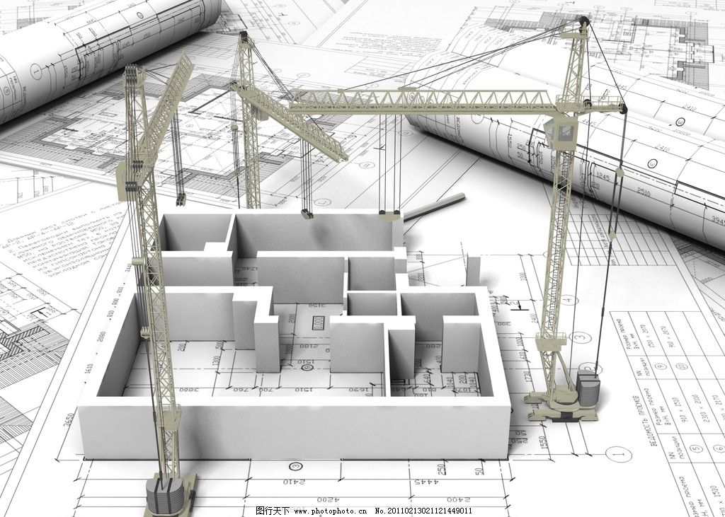 3d建筑設計模型圖紙圖片